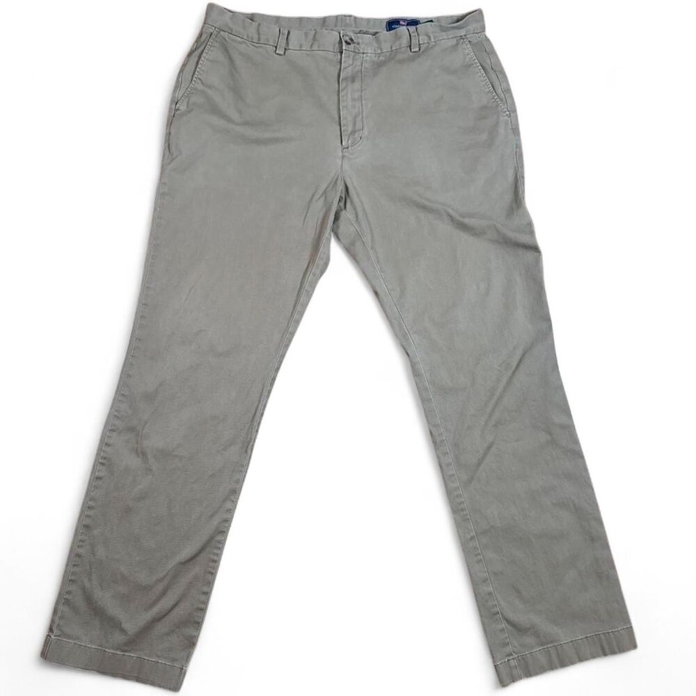 Vineyard Vines khaki Breaker Pant chinos, men's size 38 X 32 Style 1P1291